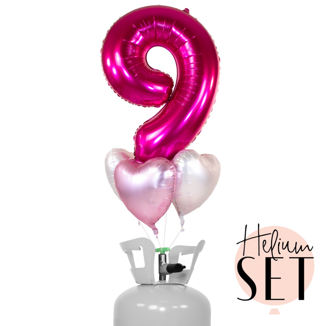 Helium Set - Pink Nine