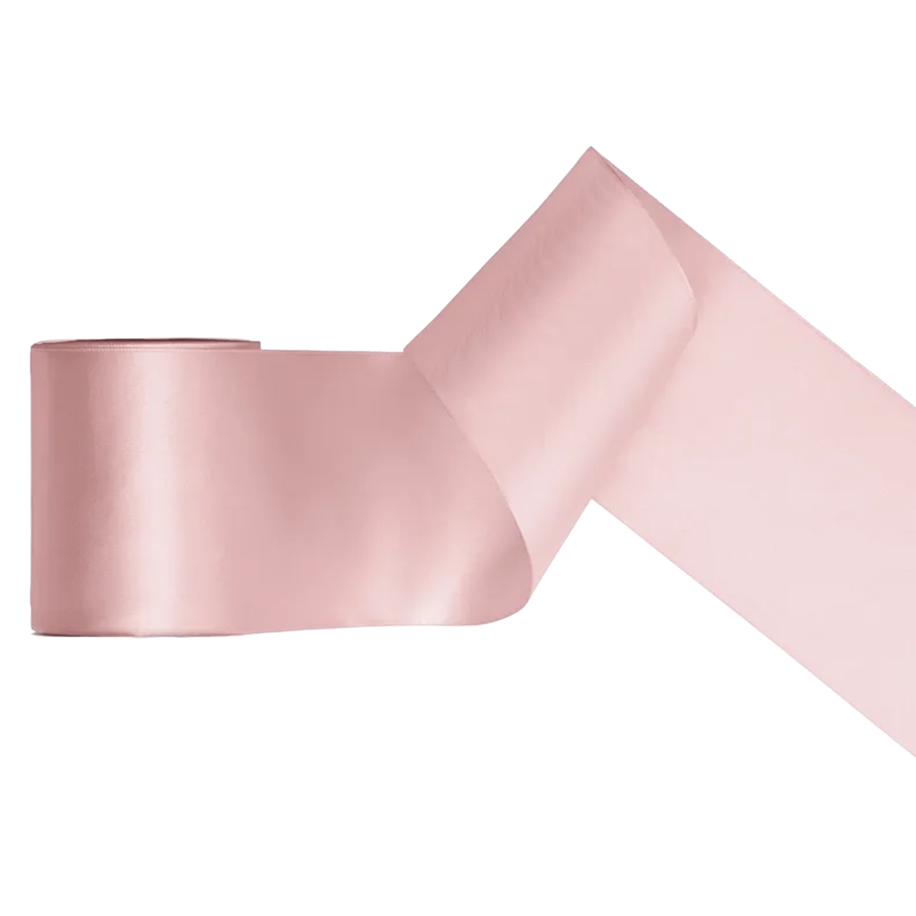 1 Ballonband - Satin - Altrosa Hell - 100mm