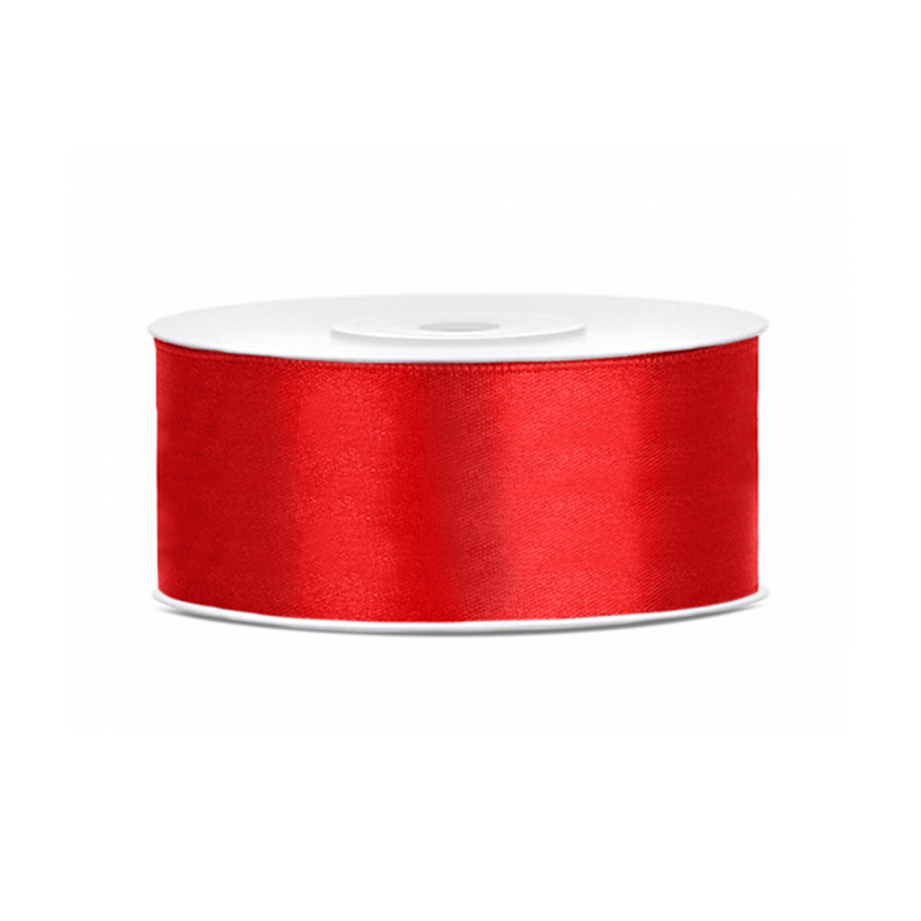 1 Ballonband - Satin - 25mm - Rot