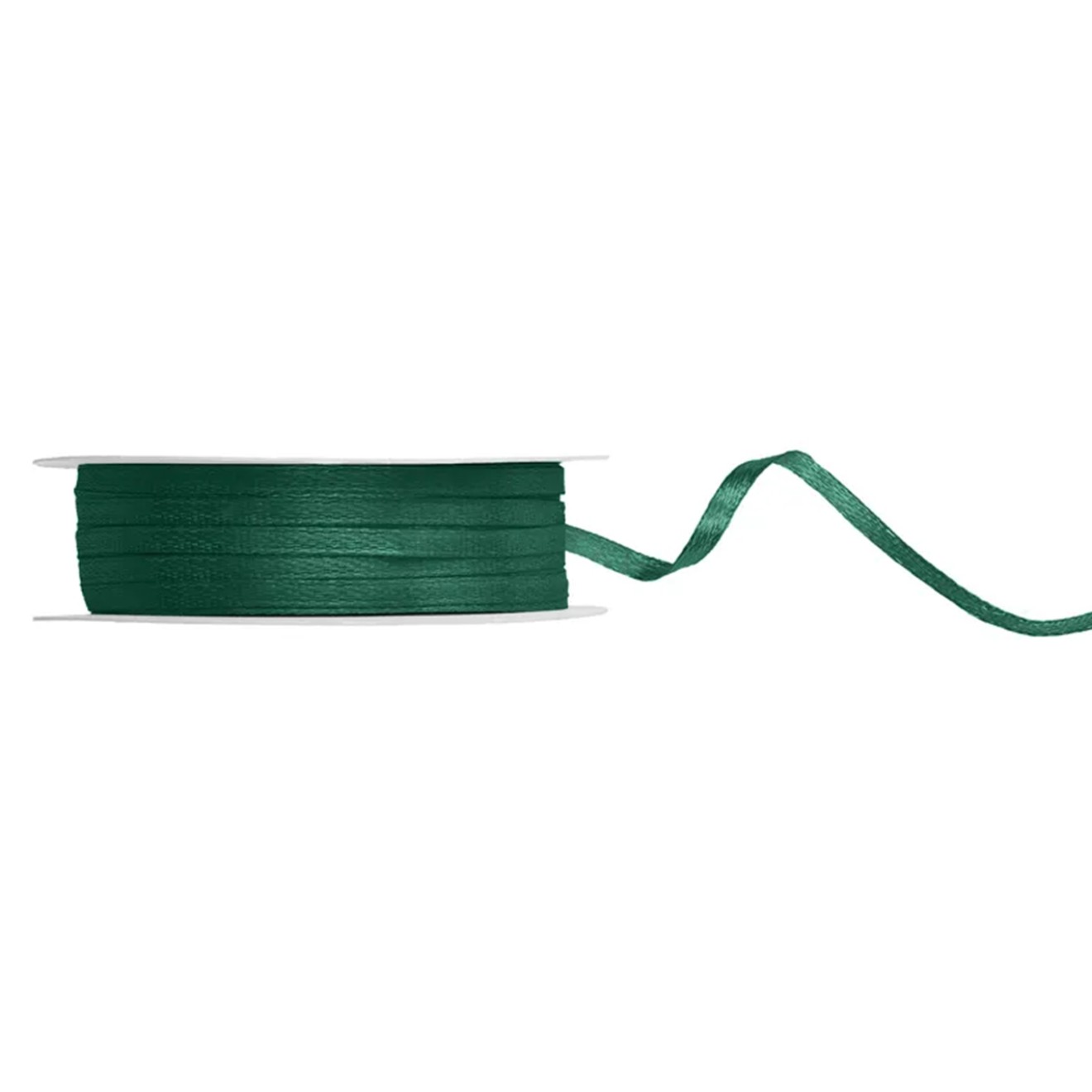 1 Ballonband - Satin - Bottle Grün - 3mm