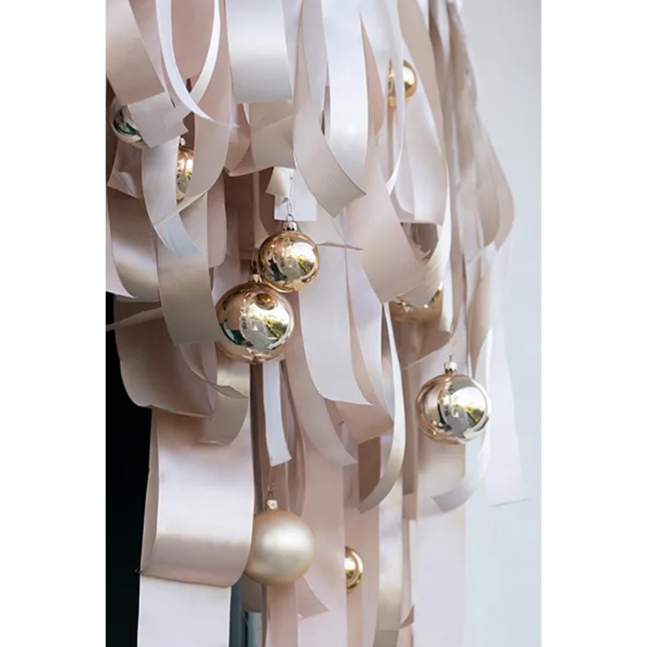 1 Ballonband - Satin - Pfirsich - 50mm