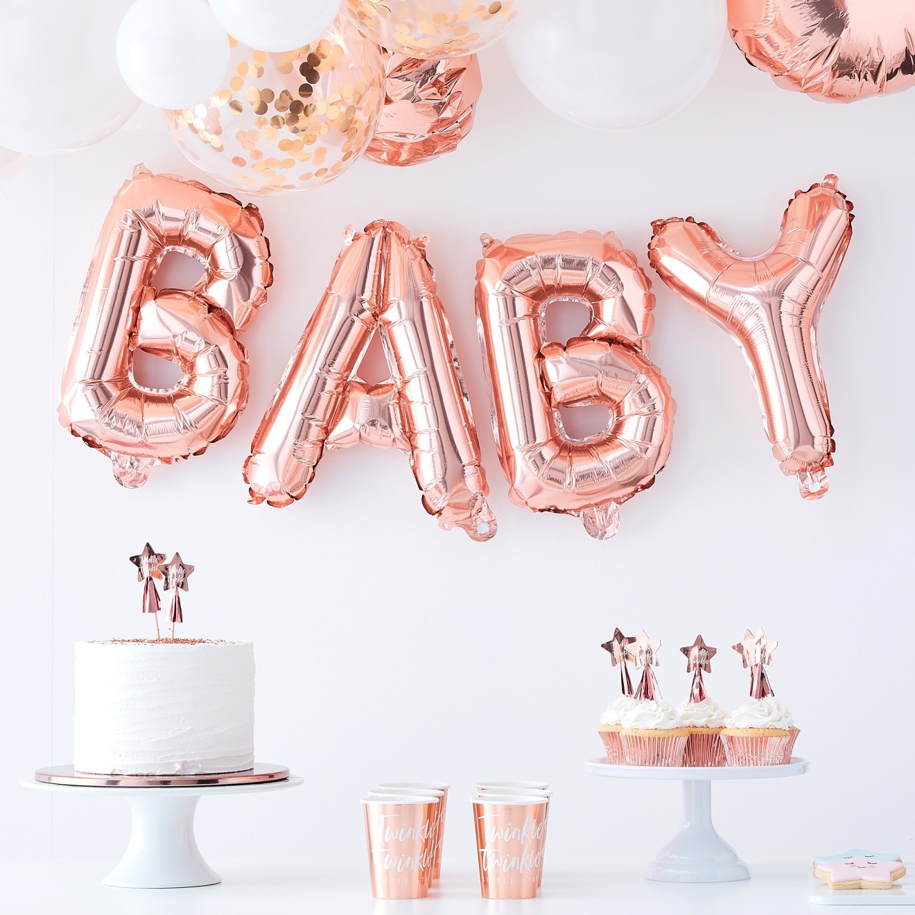 4 Balloon Bunting - Baby