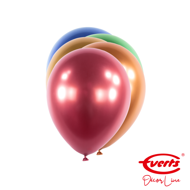 100 Miniballons - DECOR - Ø 12cm - Satin Luxe - Mixed