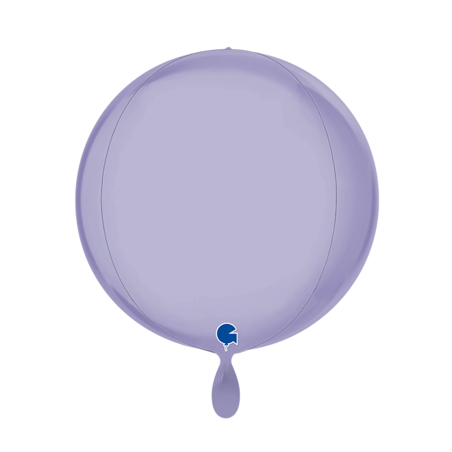 1 Balloon 4D - Globe - Satin Lilac