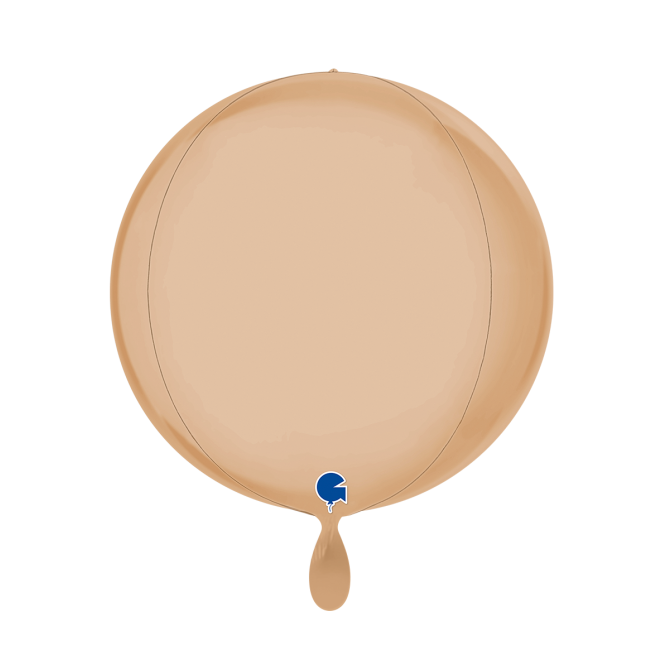 1 Balloon 4D - Globe - Satin Nude