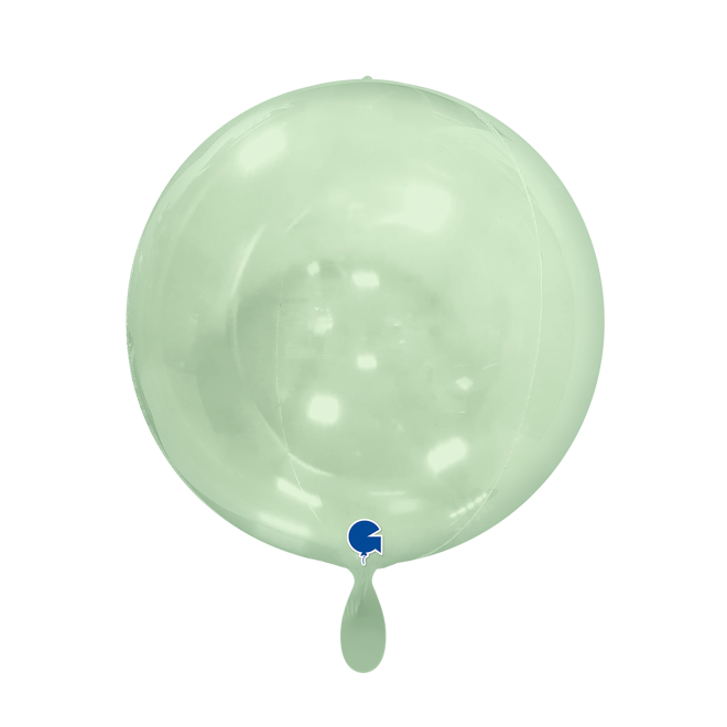 1 Balloon 4D - Globe - Transparent Green