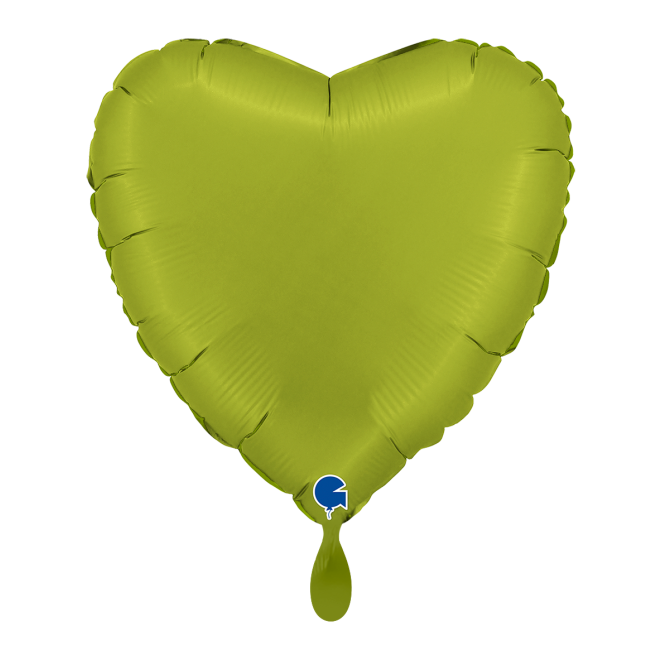 1 Balloon - Heart - Satin Matcha Latte