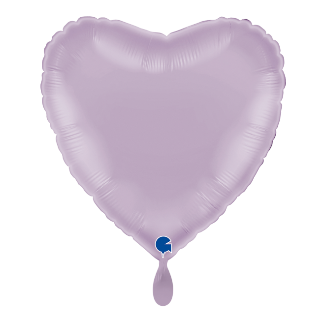 1 Balloon - Heart - Lilac