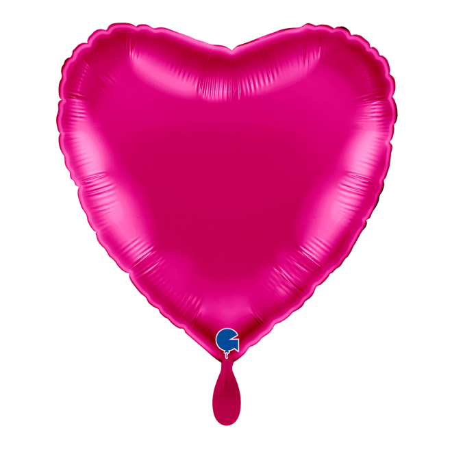 1 Balloon - Heart - Magenta