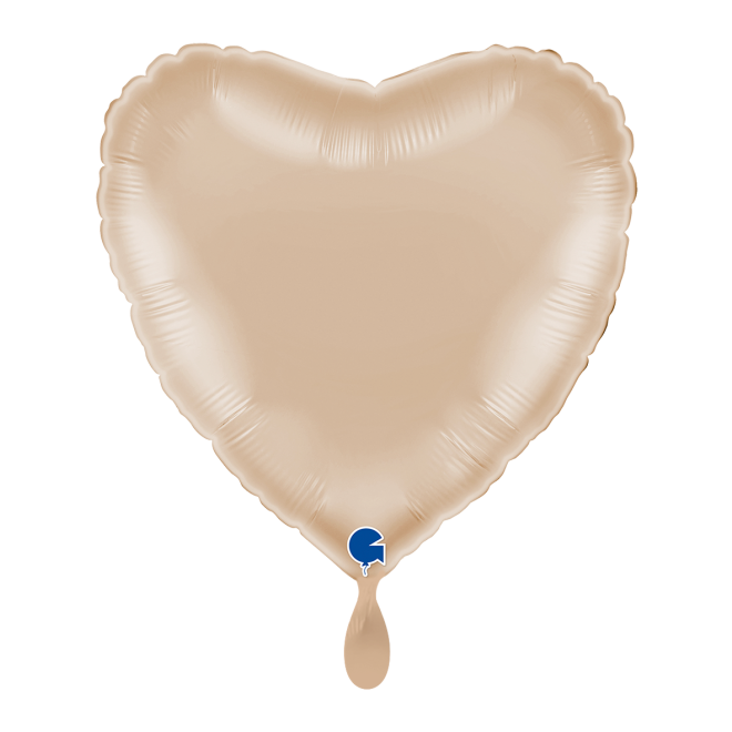 1 Balloon - Heart - Californian Gold