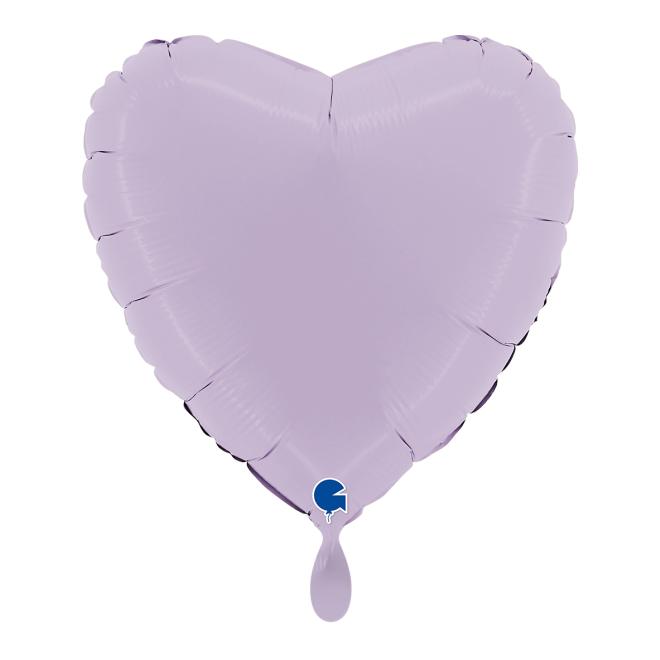 1 Balloon - Heart - Matte Lilac
