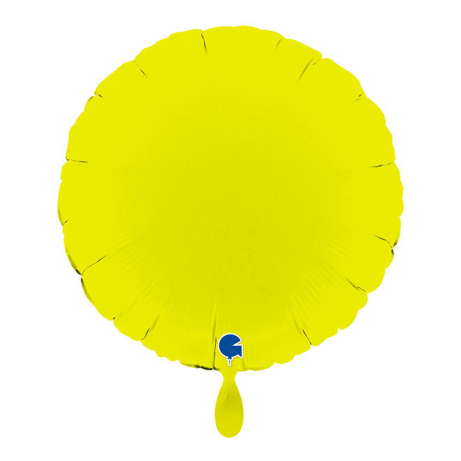 1 Balloon - Round - Matte Lime Green