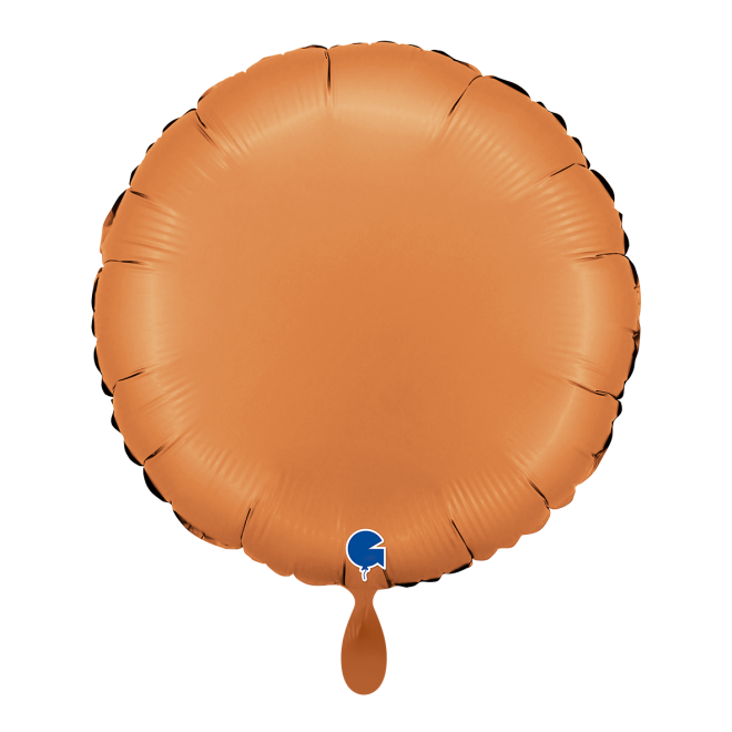 1 Balloon - Round - Satin Caramel