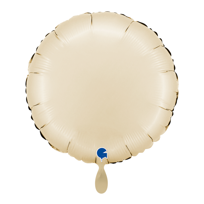 1 Balloon - Round - Satin Cream