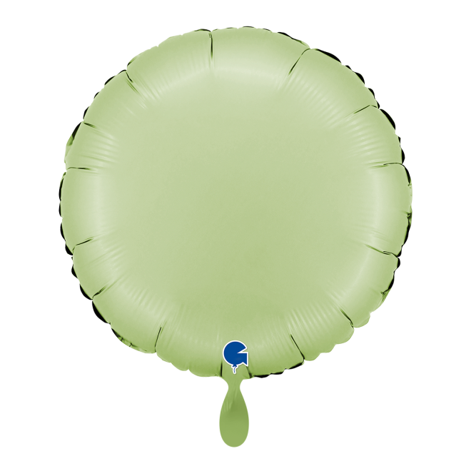 1 Balloon - Round - Satin Olive Green