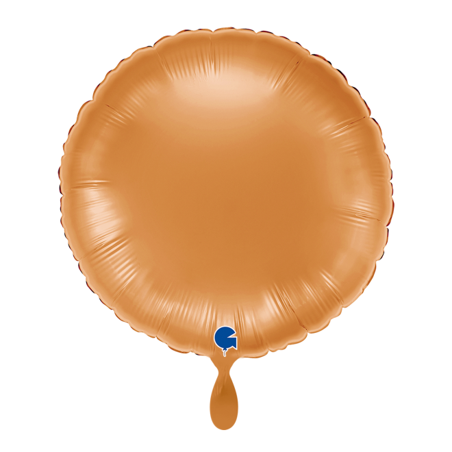 1 Balloon - Round - Sunset Gold