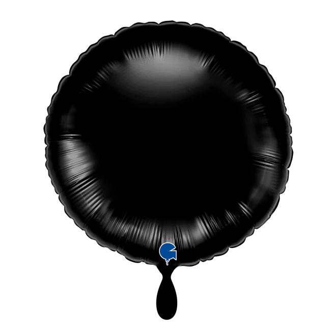 1 Balloon - Round - Black