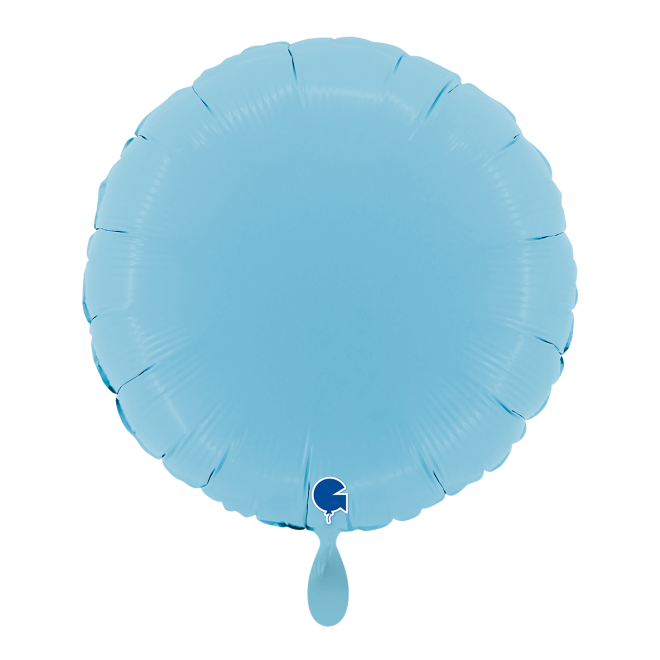 1 Balloon - Round - Matte Blue