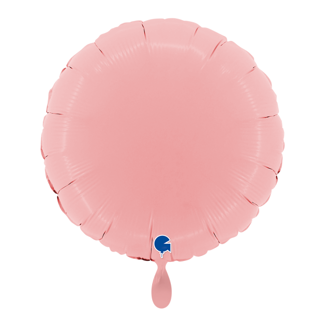 1 Balloon - Round - Matte Pink