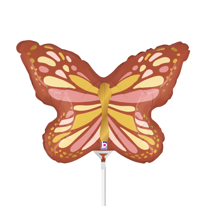 10 Miniballoons Airfilled - Boho Butterfly (Unverpackt)