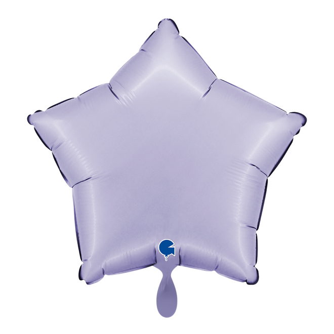 1 Balloon - Star - Satin Lilac