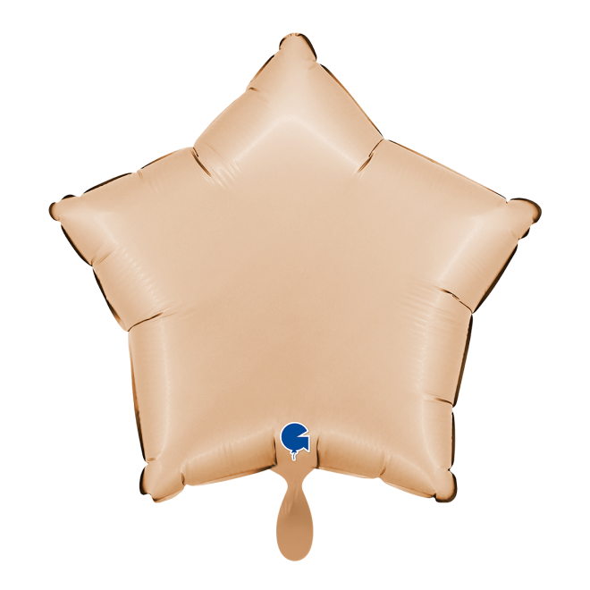 1 Balloon - Star - Satin Nude