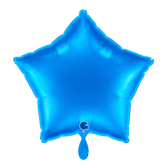 1 Balloon - Star - Blue