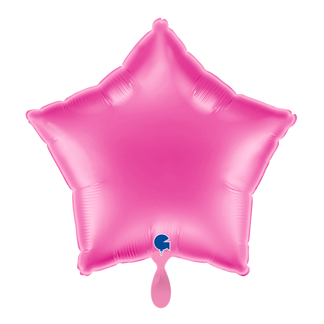 1 Balloon - Star - Fuxia