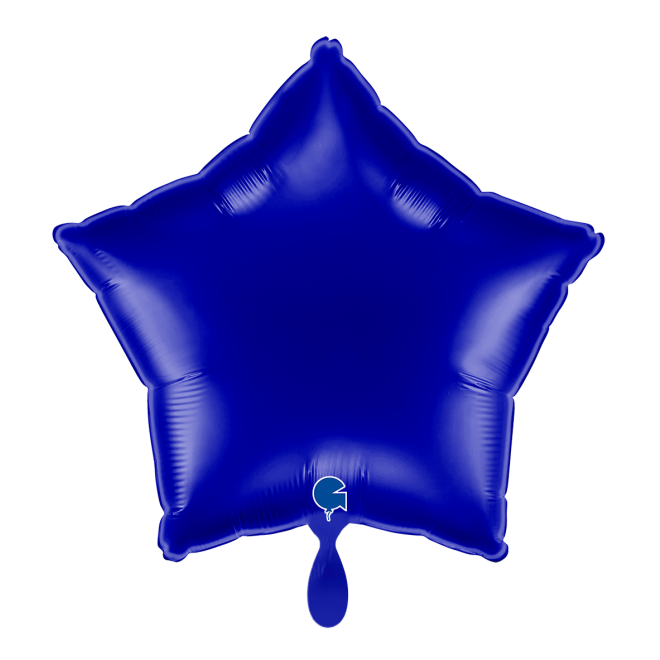 1 Balloon - Star - Blue Capri