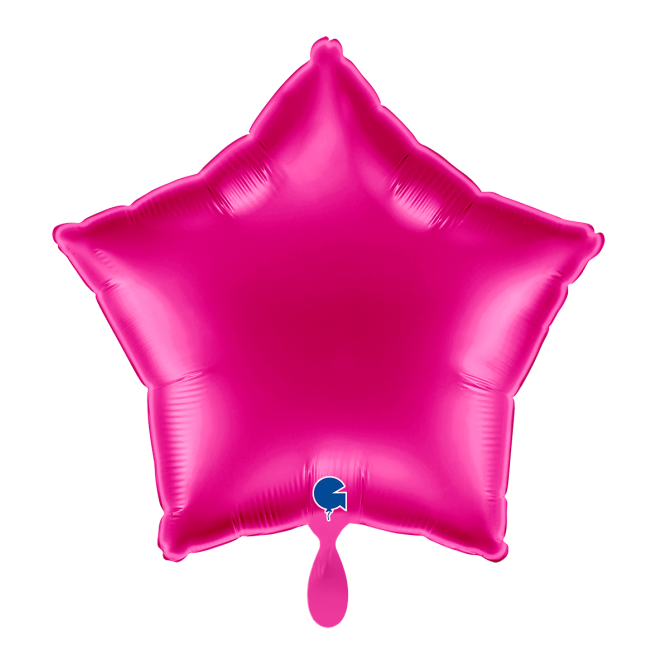 1 Balloon - Star - Magenta