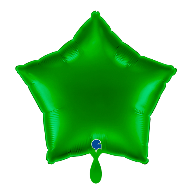 1 Balloon - Star - Green