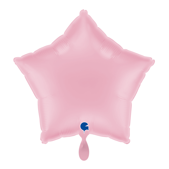 1 Balloon - Star - Pastel Pink