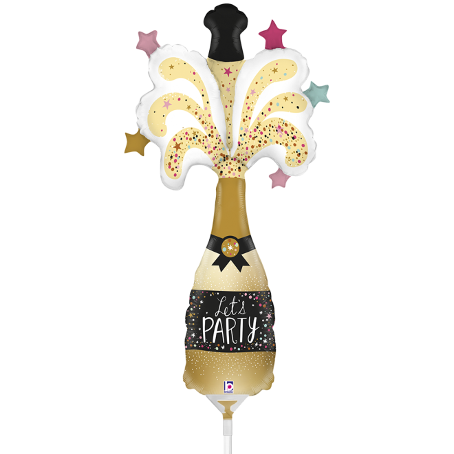 10 Miniballoons Airfilled - Party Champagne (Unverpackt)