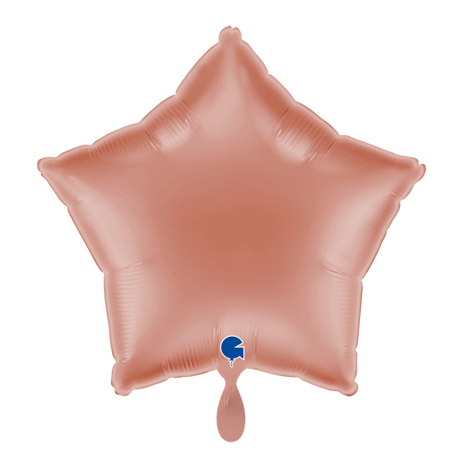 1 Balloon - Star - Rose Gold