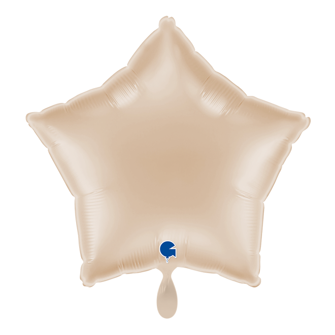 1 Balloon - Star - Californian Gold