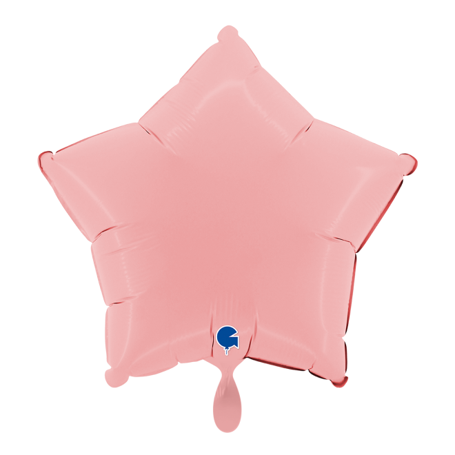 1 Balloon - Star - Matte Pink