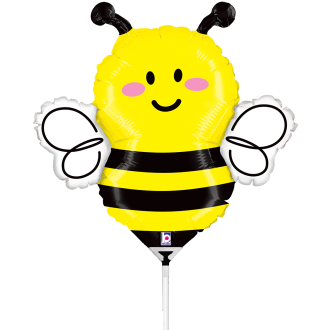 10 Miniballoons Airfilled - Bee (Unverpackt)