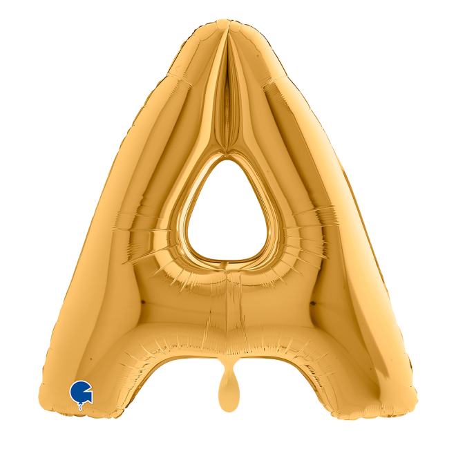 1 Balloon XXL - Letter A - Gold