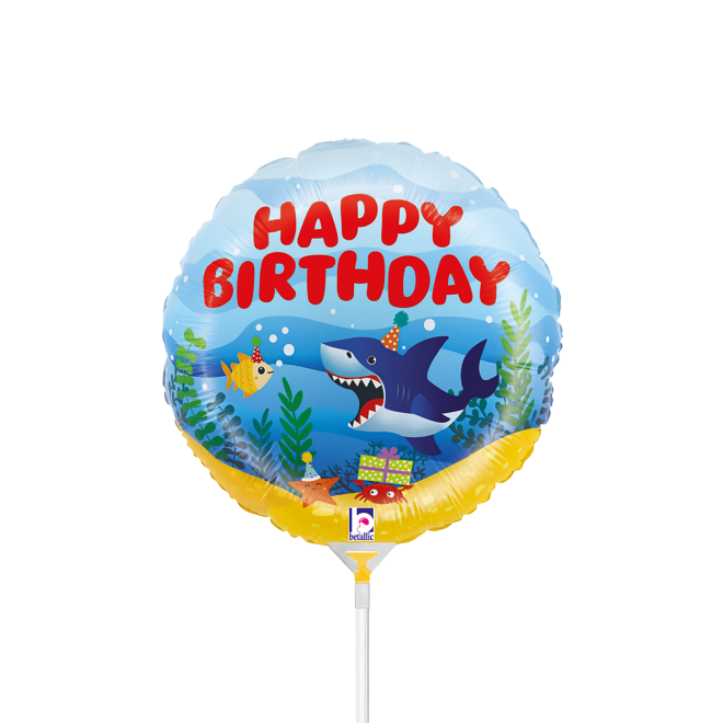 10 Miniballoons Airfilled - Birthday Ocean Party (Unverpackt)