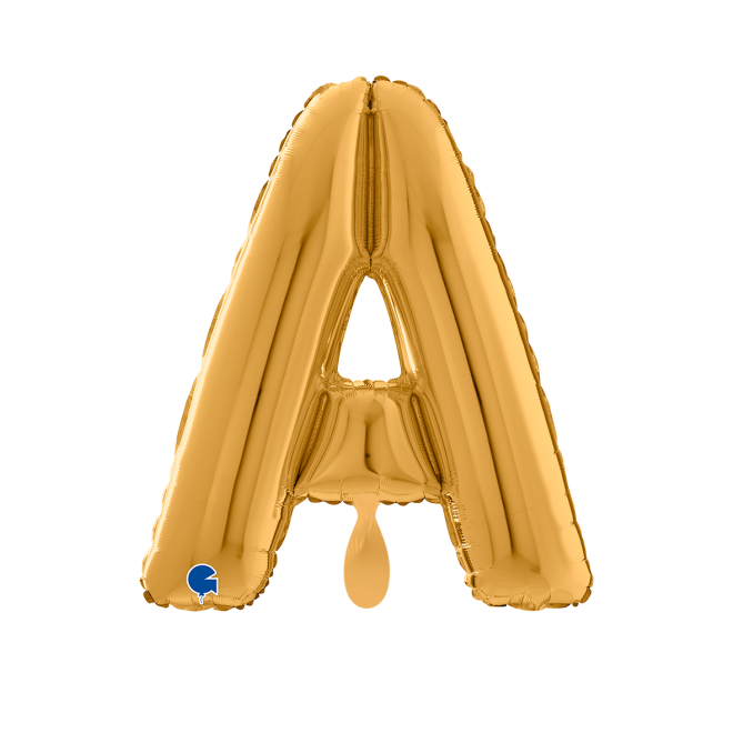 1 Balloon XL - Letter A - Gold