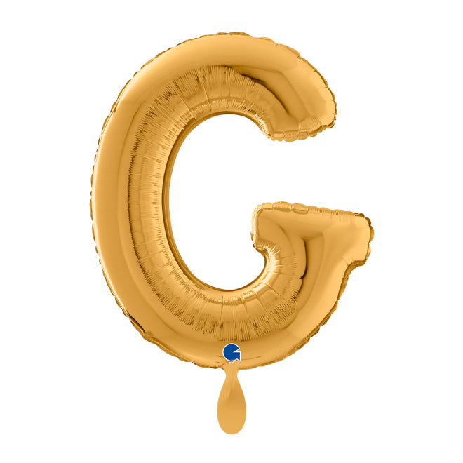 1 Balloon XL - Letter G - Gold