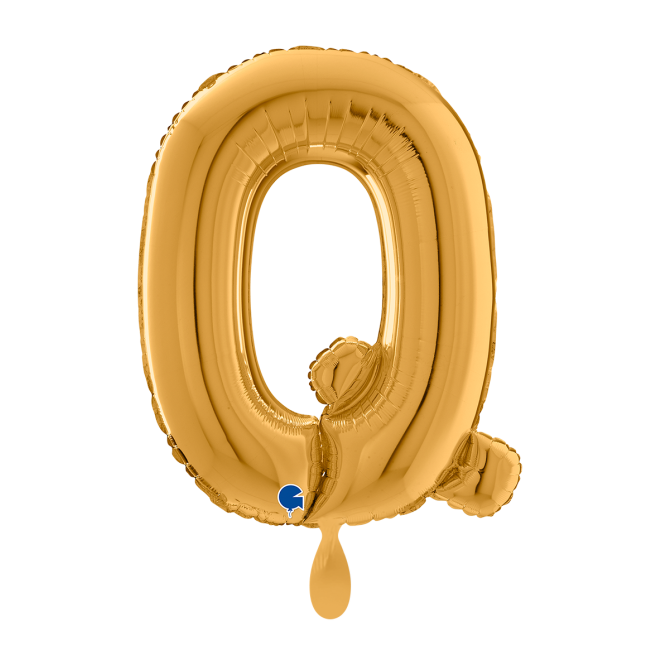 1 Balloon XL - Letter Q - Gold