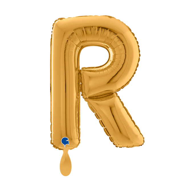 1 Balloon XL - Letter R - Gold