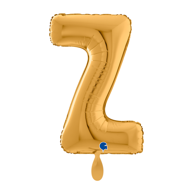 1 Balloon XL - Letter Z - Gold
