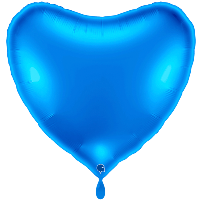 1 Balloon XXL - Heart - Blue