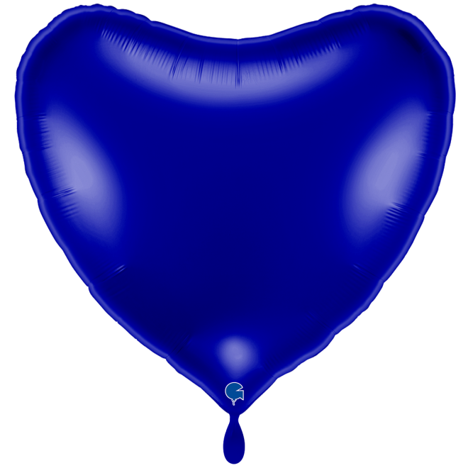 1 Balloon XXL - Heart - Blue Capri