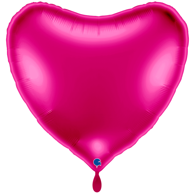 1 Balloon XXL - Heart - Magenta