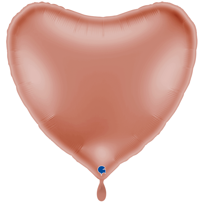 1 Balloon XXL - Heart - Rose Gold