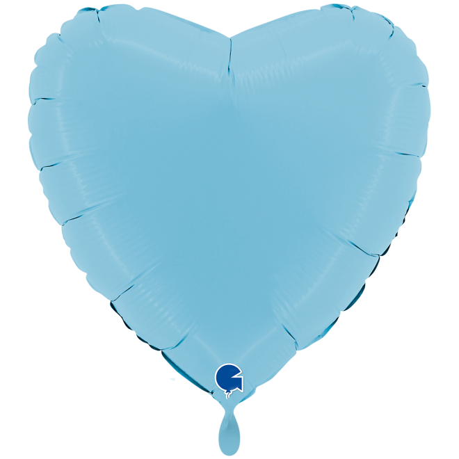 1 Balloon XXL - Heart - Matte Blue