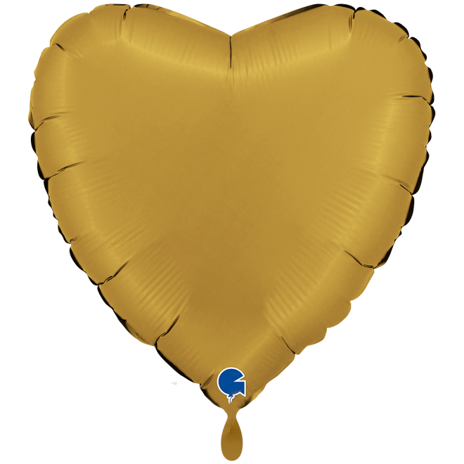 1 Balloon XXL - Heart - Satin Gold